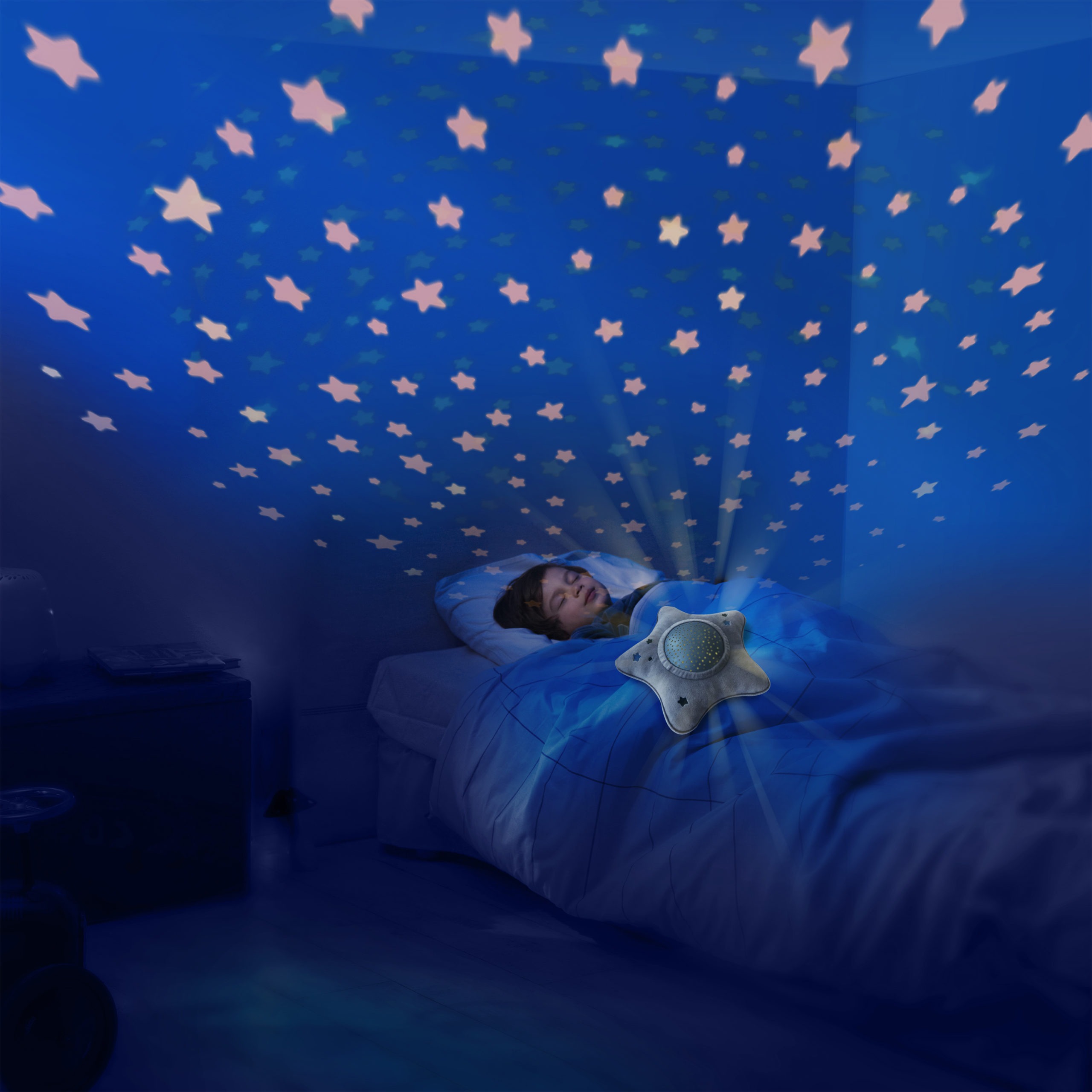 Un projecteur d'étoile musical pour s'endormir paisiblement - Pabobo