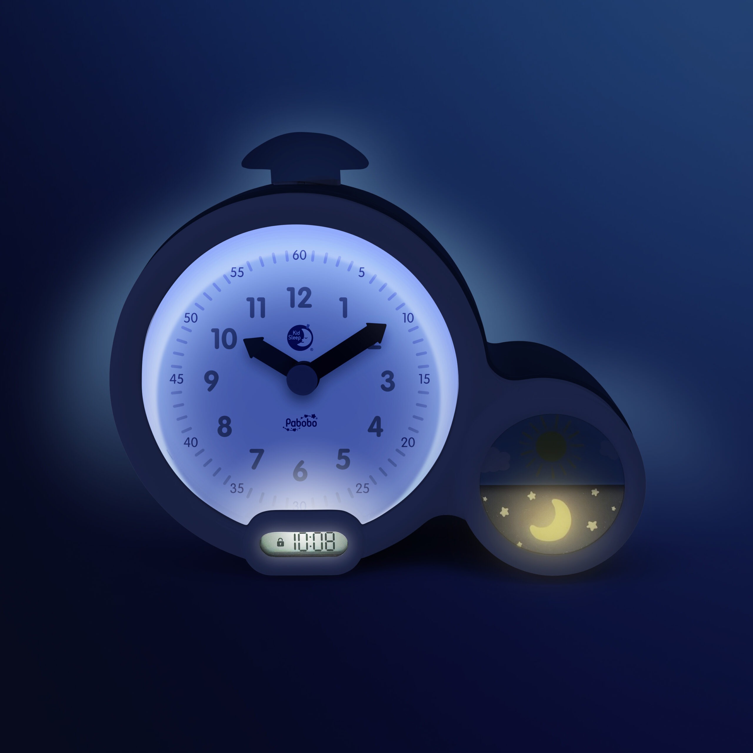 Réveil Kid'Sleep Clock bleu Pabobo : King Jouet, Activités d'éveil Pabobo -  Jeux d'éveil