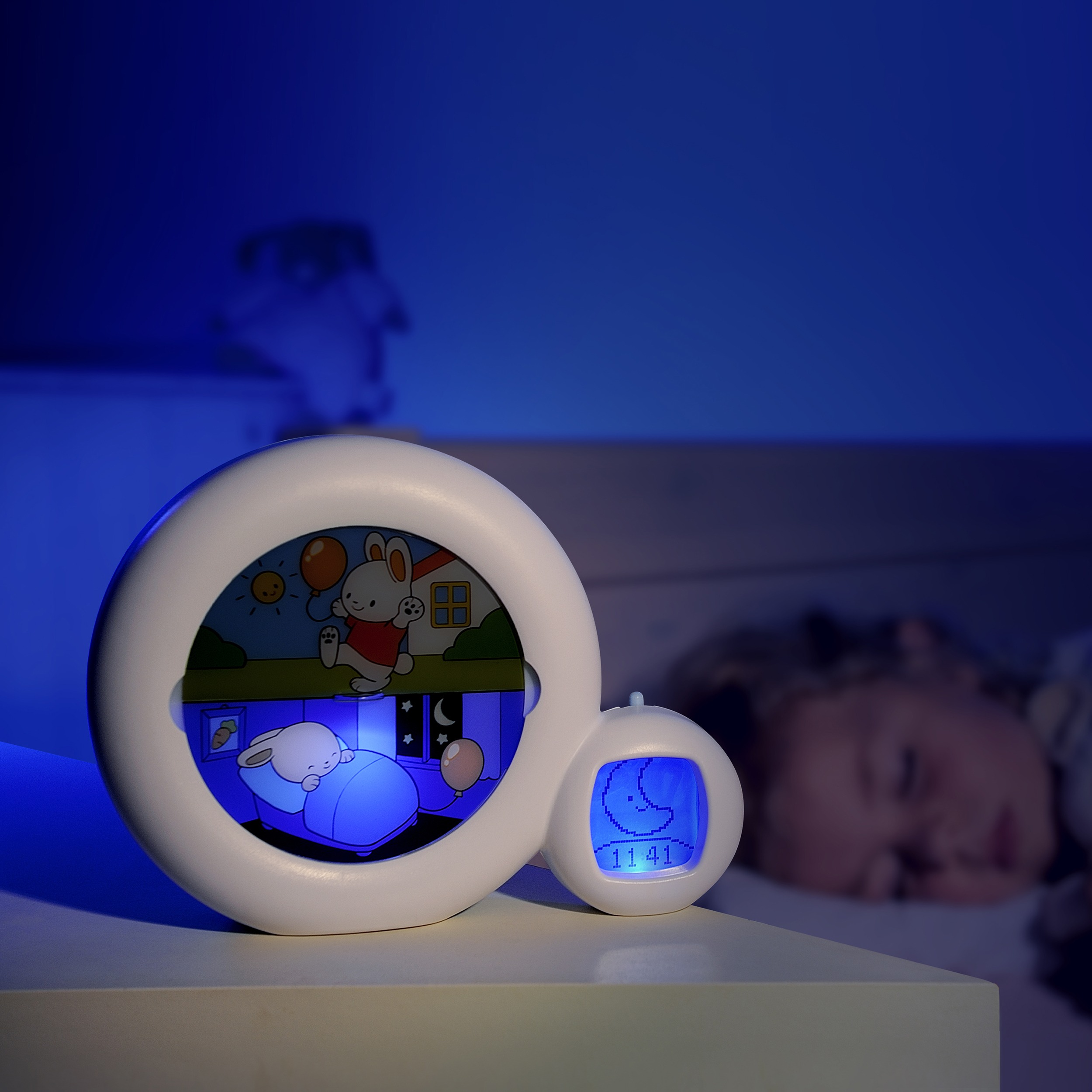 Réveil Kid'Sleep Clock : le réveil qui facilite l'apprentissage du temps -  Pabobo
