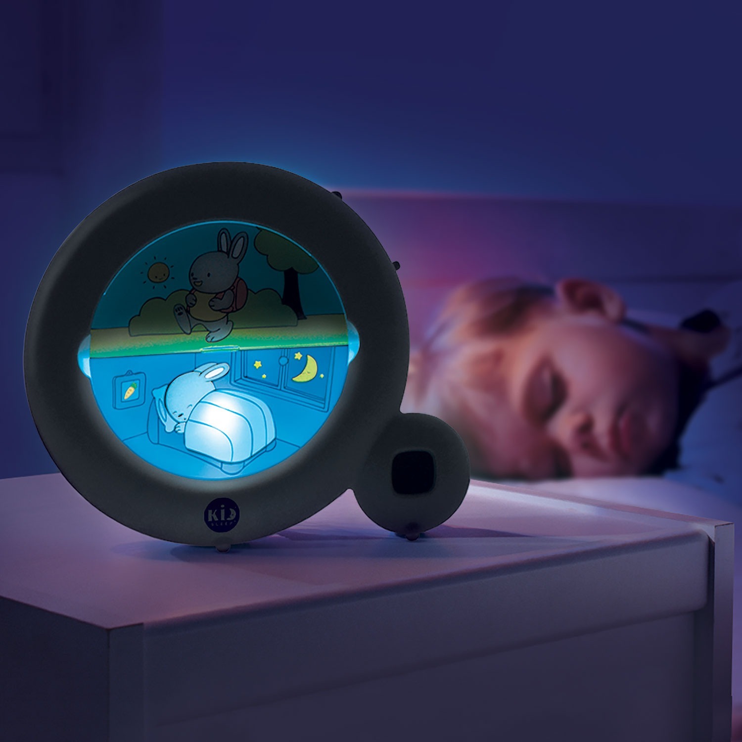 Pabobo - Kid Sleep Réveil Éducatif Nomade pour Enfants Jour/Nuit