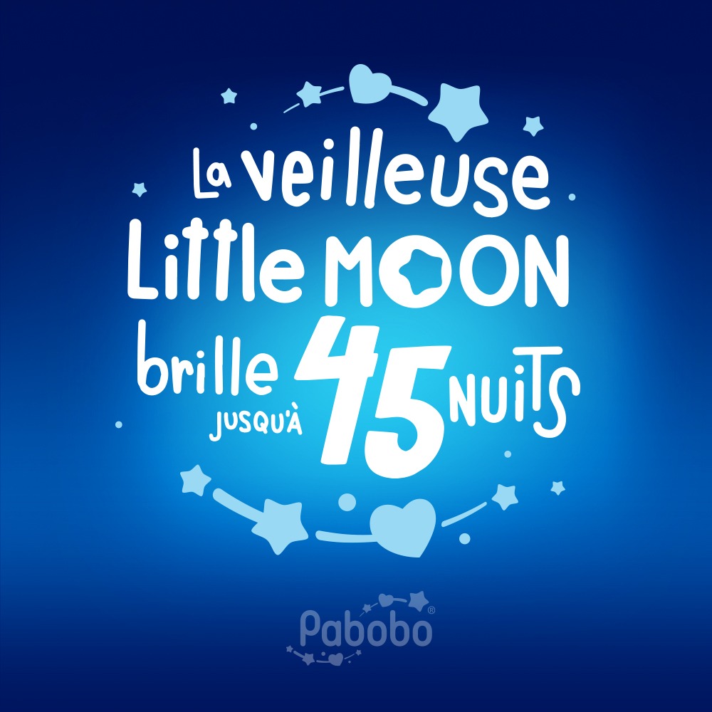 PABOBO - Veilleuse nomade Super nomade bleu lion - SL03-LIO