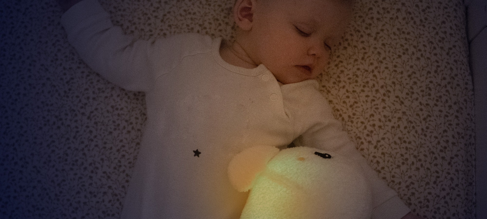 Peluche veilleuse avec bruits blancs pour endormir bébé - Berceuses d'aide  au sommeil du petit enfant (appareil avec arrêt automatique) - Béluga